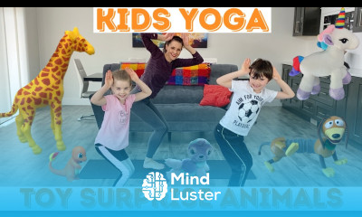 Kids Yoga Toy Surprise Animal Yoga Poses age 3 10