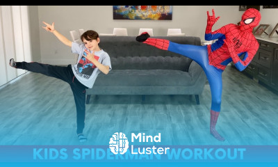 Kids Workout SPIDERMAN WORKOUT age 3 10 Kids Spiderman Superhero Workout