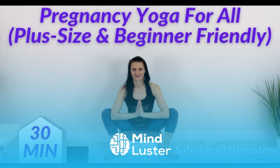 Easy Pregnancy Yoga With Modification Options Plus Size Beginner Friendly