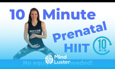 Quick Prenatal Cardio Pregnancy HIIT Workout