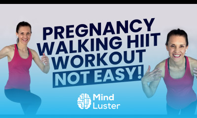 Pregnancy Cardio Workout NOT EASY 30 Minute Pregnancy Walking HIIT Workout