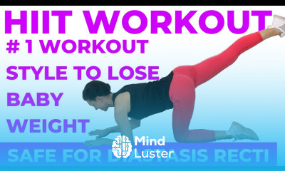 Diastasis Recti HIIT Workout LOSE BABY WEIGHT WORKOUT PLAN