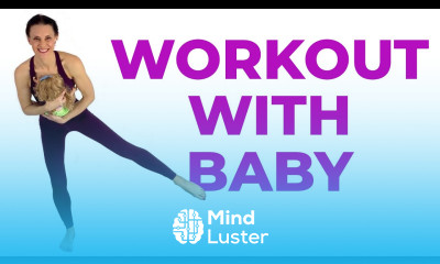 Full Body Workout With Baby Exercise With Baby Babywearing or Hold Baby