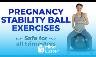 Pregnancy Stability Ball Exercises Pregnancy Exercise For Normal Delivery With Birthing Ball