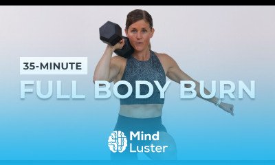 35 Minute Full Body Dumbbell Workout Strength Power Abs