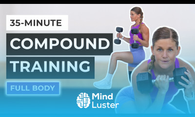 35 Minute Full Body Dumbbell Workout Compound Exercises
