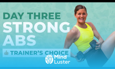 Ab Challenge Day 3 7 Minute Strong Abs with Weights My Favorite Ab Exercises