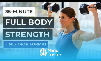 35 Minute Full Body Dumbbell Workout Time Drop Strength