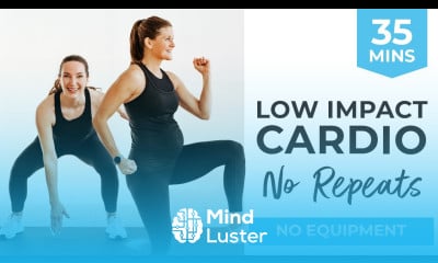 35 Minute Full Body Cardio Workout Low Impact Cardio NO REPEATS No Equipment