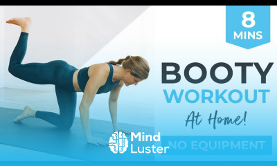 8 Minute BOOTY Workout At Home No Equipment NO Squats NO Lunges