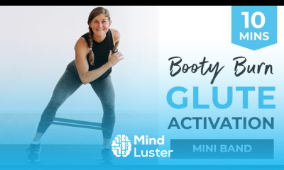 10 Minute GLUTE ACTIVATION Warm Up Do These 10 Banded Glute Exercises Before Leg Day