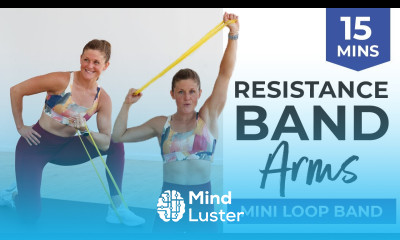 15 Minute Resistance Band Arm Workout with Mini Band