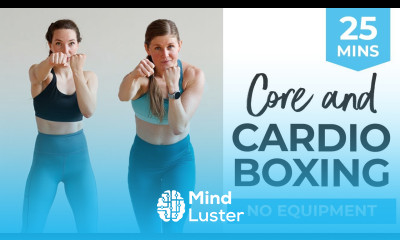 25 Minute High Intensity Cardio Kickboxing Workout No Equipment  