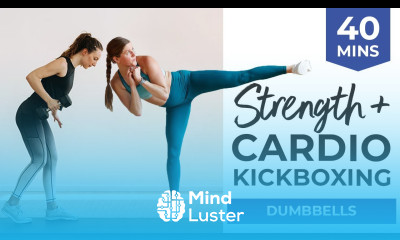 40 Minute Dumbbell Strength Kickboxing Circuits Strength Cardio