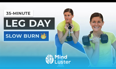 35 Minute Lower Body Dumbbell Workout Slow Burn