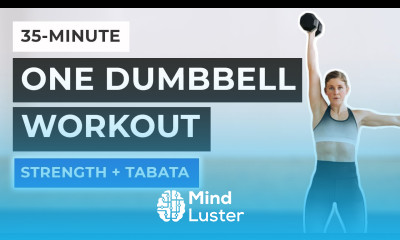 35 Minute Full Body Dumbbell Workout One Dumbbell