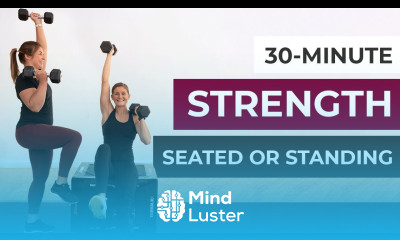 Live 30 Minute Full Body Dumbbell Workout