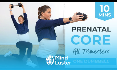 10 Minute Prenatal Core Workout 1 Dumbbell ALL TRIMESTERS