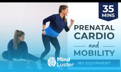 35 Minute Prenatal Cardio Workout with Mobility Stretching No Equipment