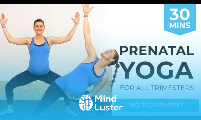 30 Minute Prenatal Yoga At Home All Trimesters No Equipment