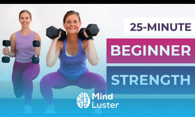 25 Minute Full Body Dumbbell Workout Beginner