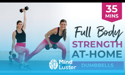 35 Minute Full Body STRENGTH Workout with Dumbbells 12 BEST Full Body Exercises At Home