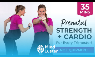 35 Minute Bodyweight Prenatal Workout Full Body Strength Low Impact Cardio