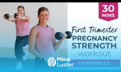 30 Minute First Trimester Strength Workout Full Body Strength for First Second Trimesters