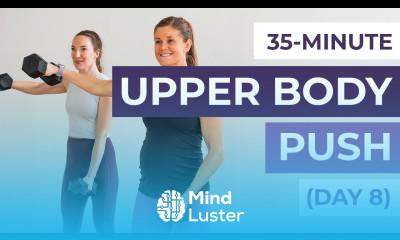 Fall Challenge Day 8 35 Minute Push Workout Chest Shoulders Triceps
