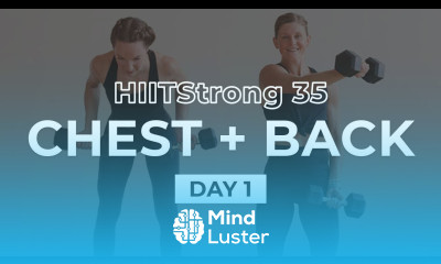 35 Minute Chest and Back Workout At Home HIITStrong 35 Day 1