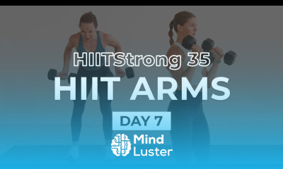 35 Minute HIIT Arms Upper Body Strength Cardio HIITStrong 35 Day 7