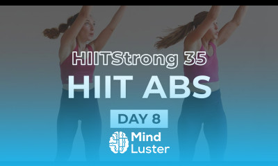 35 Minute HIIT Ab Workout with Weights HIITStrong 35 Day 8