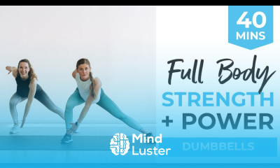 40 Minute Explosive Workout Full Body Workout for Athletes Dumbbells