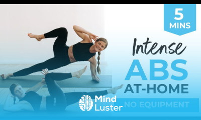 5 Minute Intense Ab Workout At Home No Repeats No Equipment