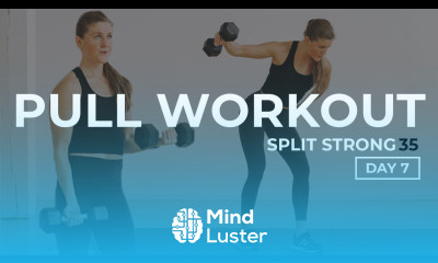 35 Minute PULL Workout Back Biceps Cardio SplitStrong 35 DAY 7 