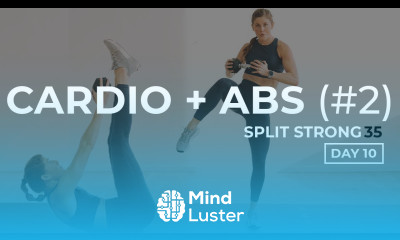 35 Minute Cardio Abs Workout with Weights Core Conditioning 2 SplitStrong 35 DAY 10 
