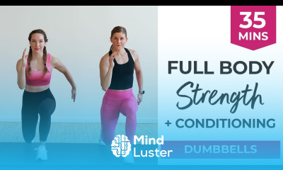 35 Minute Full Body STRENGTH CONDITIONING Workout Dumbbells