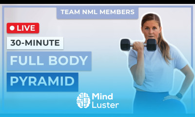 Live 30 Minute Full Body Pyramid Workout One Dumbbell
