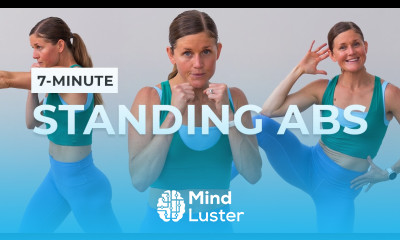 7 Minute HIIT Ab Workout All Standing No Equipment