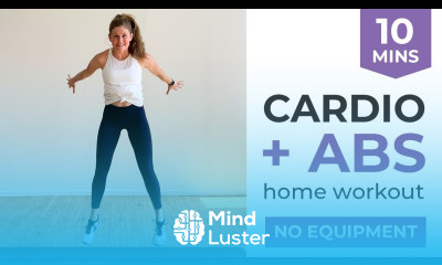 10 Minute HIIT CARDIO ABS Workout At Home No Equipment Cardio ABS
