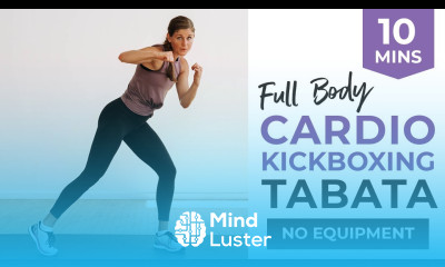 10 Minute CARDIO KICKBOXING Tabata Workout No Equipment No Jumping