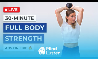 LIVE 30 Minute Full Body STRENGTH and ABS Workout