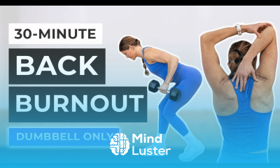 30 Minute Back Workout At Home Dumbbells Only