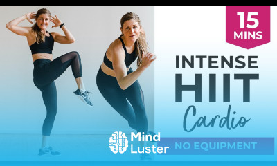15 Minute Full Body HIIT Cardio Workout No Equipment