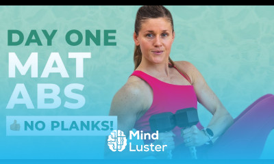 Ab Challenge Day 1 7 Minute Dumbbell Abs On The Mat No Planks