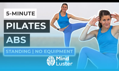5 Minute Pilates Abs No Equipment Standing Abs