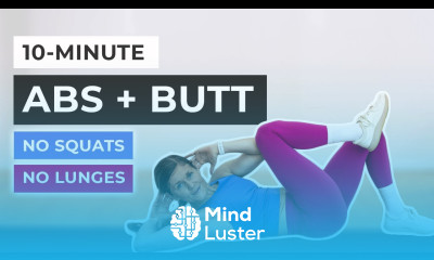 10 Minute Abs and Butt Workout No Equipment No Squats or Lunges