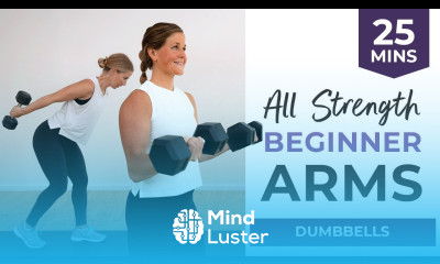 25 Minute Beginner Arm Workout At Home Dumbbells Only