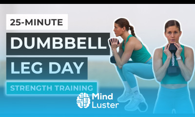 25 Minute Dumbbell Leg Workout Strength Training