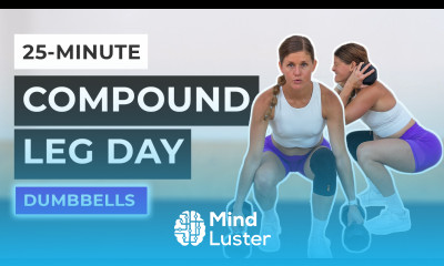 25 Minute Dumbbell Leg Workout Compound Exercises